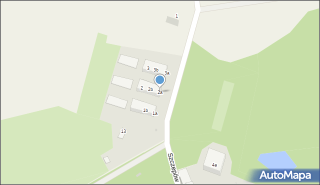 Szczepów, Szczepów, 2a, mapa Szczepów