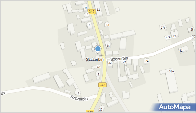 Szczerbin, Szczerbin, 5, mapa Szczerbin