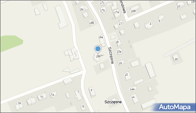 Szczęsne, Szczęsne, 19b, mapa Szczęsne