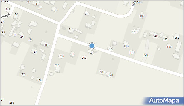 Szczodrkowice, Szczodrkowice, 49, mapa Szczodrkowice