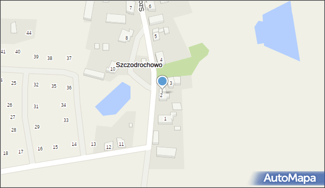 Szczodrochowo, Szczodrochowo, 2/1, mapa Szczodrochowo