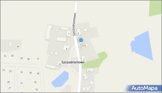 Szczodrochowo, Szczodrochowo, 5/2, mapa Szczodrochowo