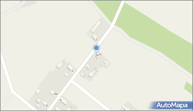 Szczodrów, Szczodrów, 1A, mapa Szczodrów