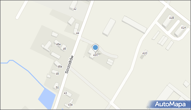 Szczodrów, Szczodrów, 41C, mapa Szczodrów