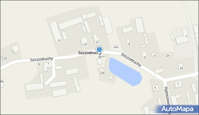 Szczodruchy, Szczodruchy, 10, mapa Szczodruchy