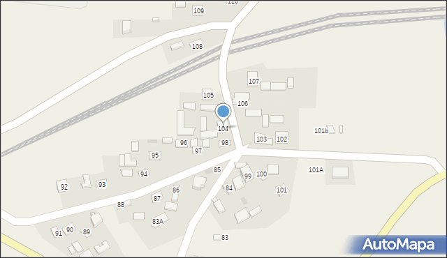 Szczukowice, Szczukowice, 104, mapa Szczukowice