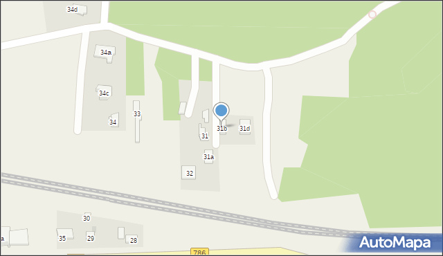 Szczukowskie Górki, Szczukowskie Górki, 31b, mapa Szczukowskie Górki