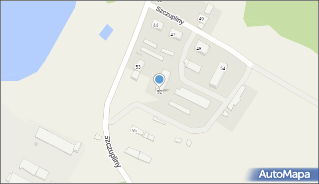 Szczupliny, Szczupliny, 52, mapa Szczupliny