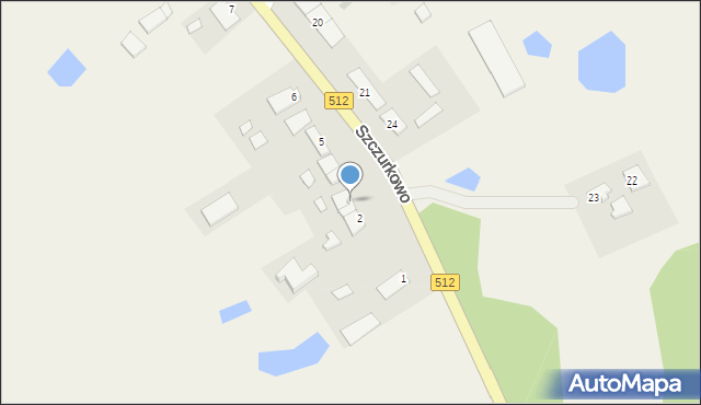 Szczurkowo, Szczurkowo, 3, mapa Szczurkowo