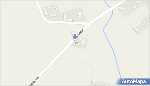 Szczurów, Szczurów, 2, mapa Szczurów