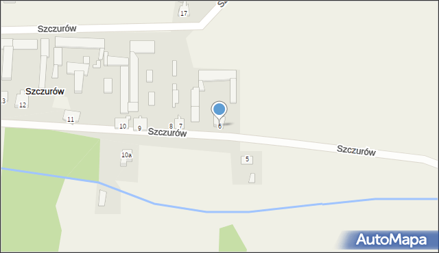 Szczurów, Szczurów, 6, mapa Szczurów