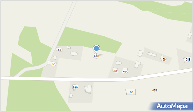 Szczutków, Szczutków, 61A, mapa Szczutków