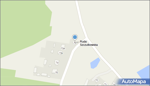 Szczutków, Szczutków, 73, mapa Szczutków