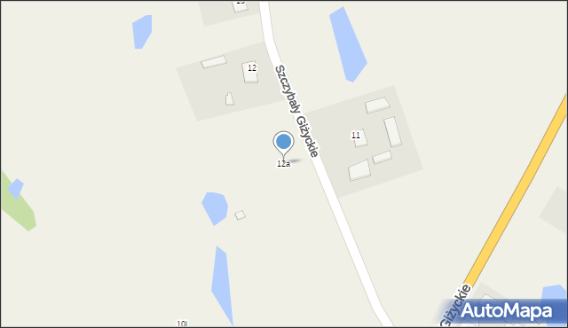 Szczybały Giżyckie, Szczybały Giżyckie, 12a, mapa Szczybały Giżyckie