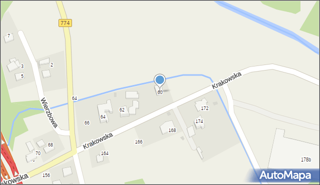 Szczyglice, Szczyglice, 60, mapa Szczyglice