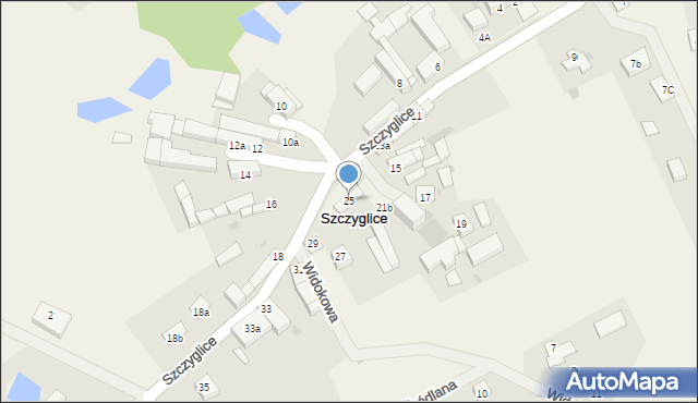 Szczyglice, Szczyglice, 25, mapa Szczyglice