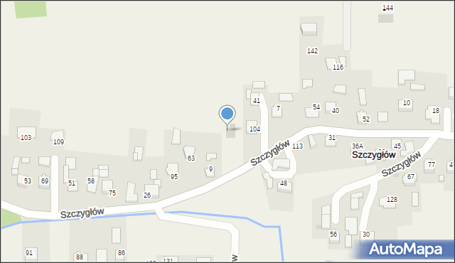 Szczygłów, Szczygłów, 145, mapa Szczygłów