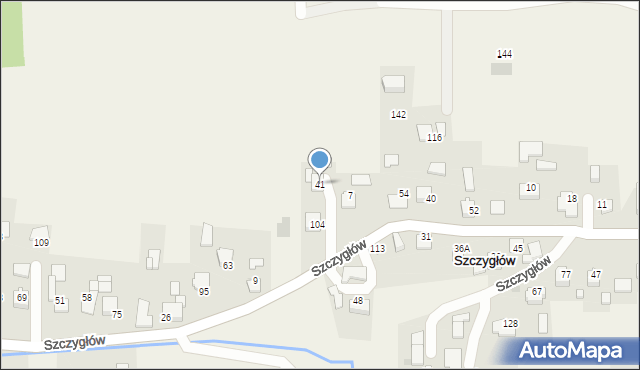 Szczygłów, Szczygłów, 41, mapa Szczygłów