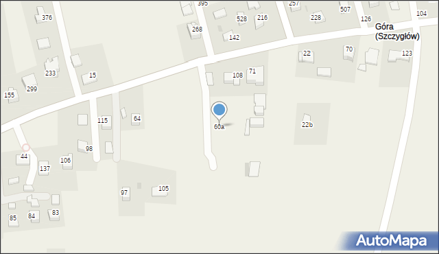 Szczygłów, Szczygłów, 60a, mapa Szczygłów