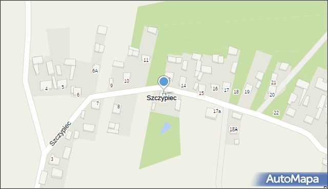 Szczypiec, Szczypiec, 13, mapa Szczypiec