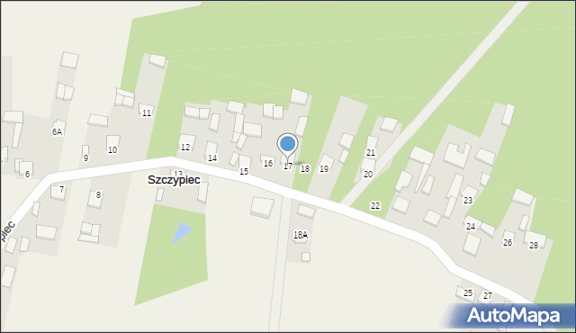 Szczypiec, Szczypiec, 17, mapa Szczypiec