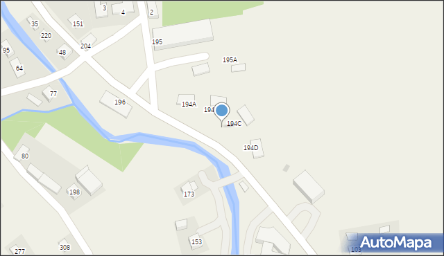 Szczyrzyc, Szczyrzyc, 194, mapa Szczyrzyc