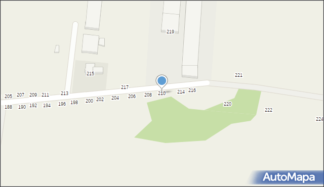 Szczytkowice, Szczytkowice, 210, mapa Szczytkowice