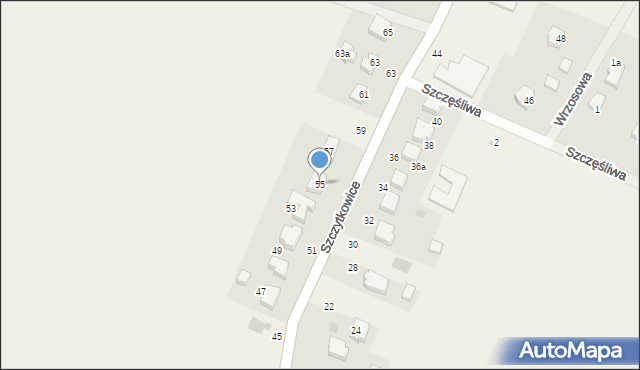 Szczytkowice, Szczytkowice, 55, mapa Szczytkowice