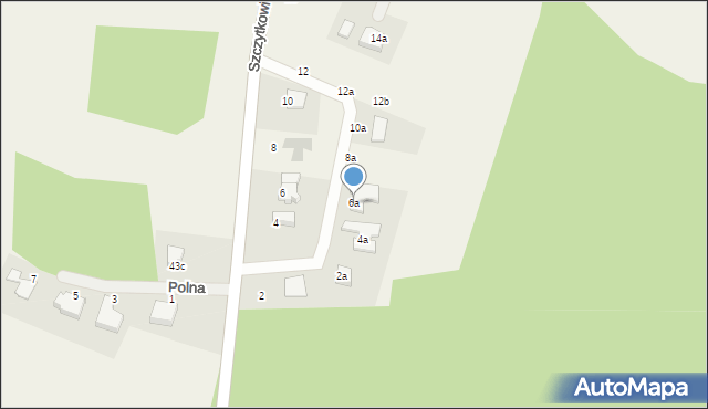 Szczytkowice, Szczytkowice, 6a, mapa Szczytkowice