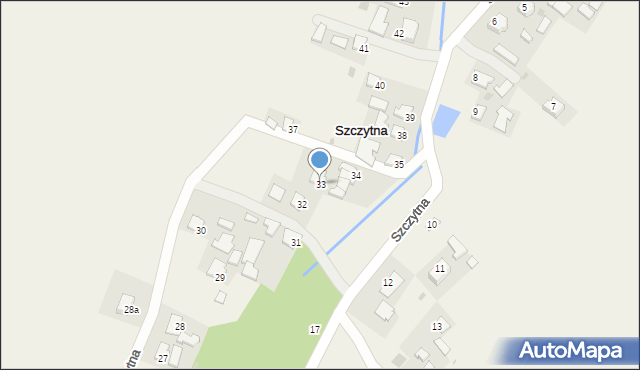 Szczytna, Szczytna, 33, mapa Szczytna