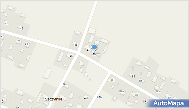 Szczytniki, Szczytniki, 79, mapa Szczytniki