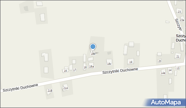 Szczytniki Duchowne, Szczytniki Duchowne, 18b, mapa Szczytniki Duchowne