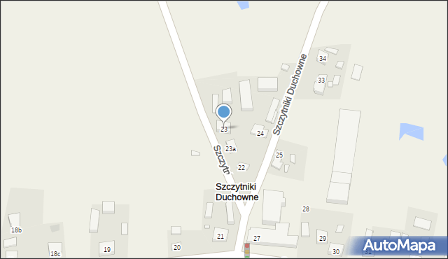 Szczytniki Duchowne, Szczytniki Duchowne, 23, mapa Szczytniki Duchowne