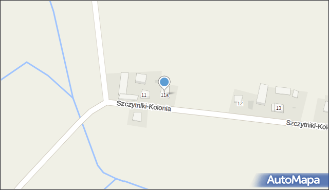 Szczytniki-Kolonia, Szczytniki-Kolonia, 11a, mapa Szczytniki-Kolonia