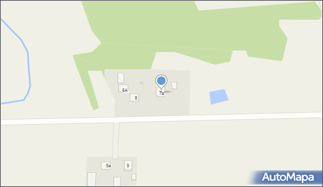 Szczytno, Szczytno, 7a, mapa Szczytno