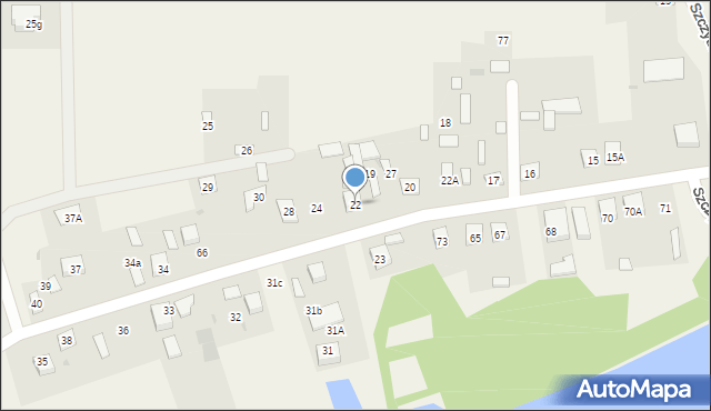 Szczytno, Szczytno, 22, mapa Szczytno