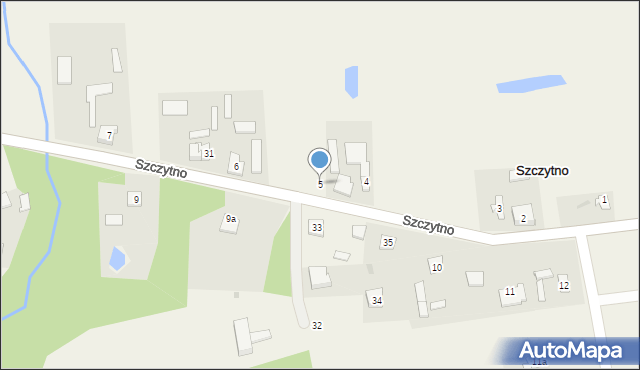 Szczytno, Szczytno, 5, mapa Szczytno