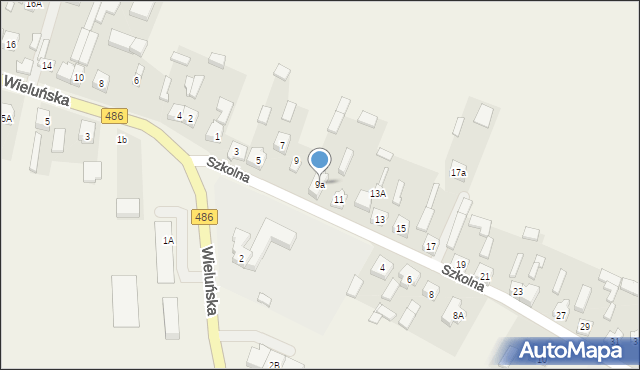 Szczyty, Szkolna, 9a, mapa Szczyty