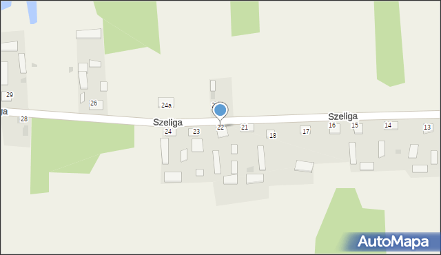 Szeliga, Szeliga, 22, mapa Szeliga