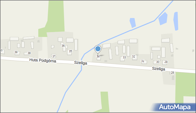 Szeliga, Szeliga, 34, mapa Szeliga