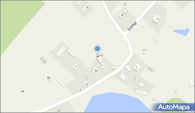 Szeligi, Szeligi, 4a, mapa Szeligi