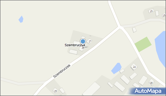 Szembruczek, Szembruczek, 26, mapa Szembruczek