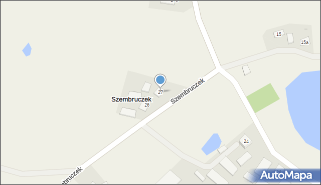 Szembruczek, Szembruczek, 27, mapa Szembruczek