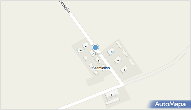 Szemielino, Szemielino, 2B, mapa Szemielino