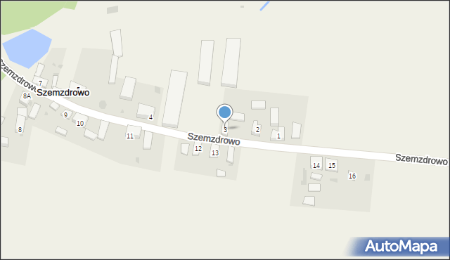 Szemzdrowo, Szemzdrowo, 3, mapa Szemzdrowo