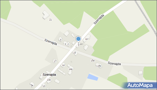 Szenajda, Szenajda, 1, mapa Szenajda