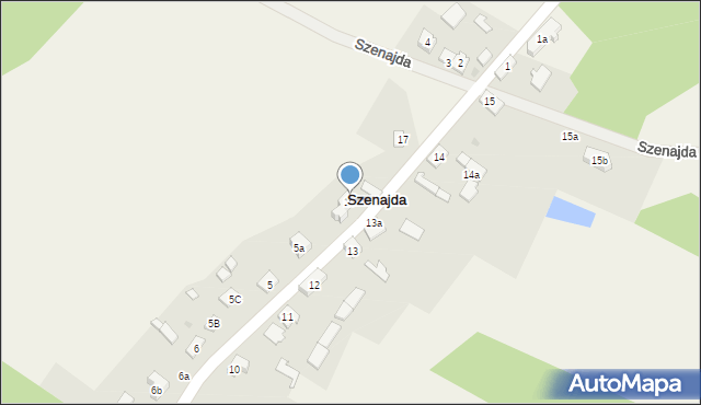 Szenajda, Szenajda, 16, mapa Szenajda