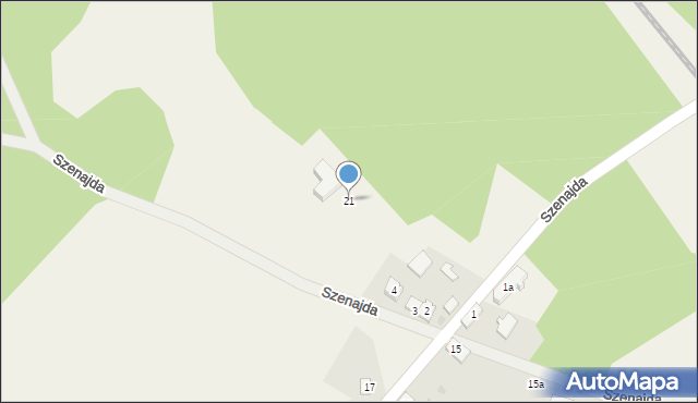 Szenajda, Szenajda, 21, mapa Szenajda