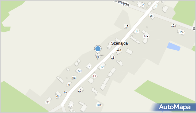 Szenajda, Szenajda, 5a, mapa Szenajda