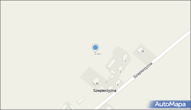 Szeplerzyzna, Szeplerzyzna, 3a, mapa Szeplerzyzna